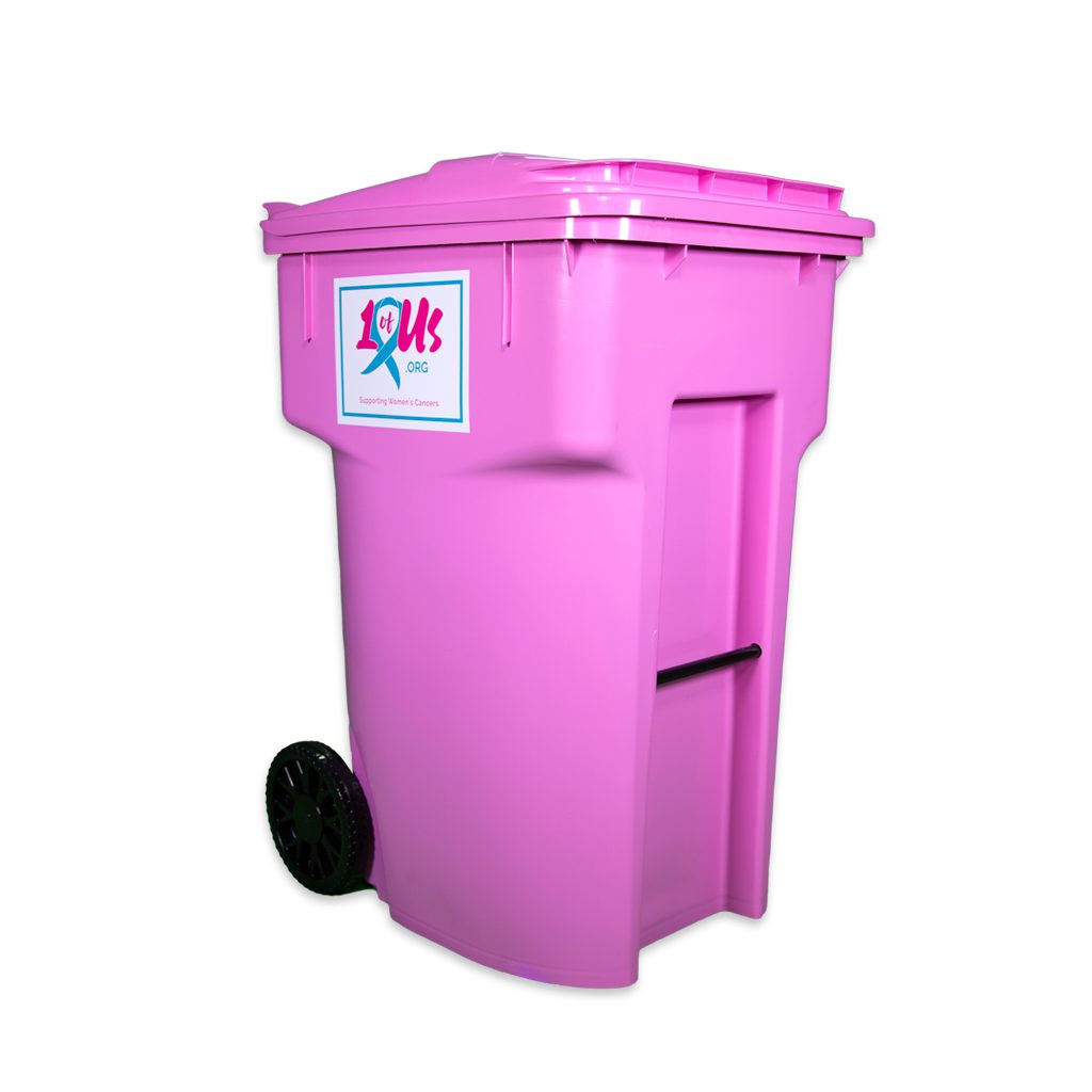 Pink TrashCan  Local Delivery or Pickup Only - 1ofUs