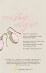 A flyer for an event with pink earrings.