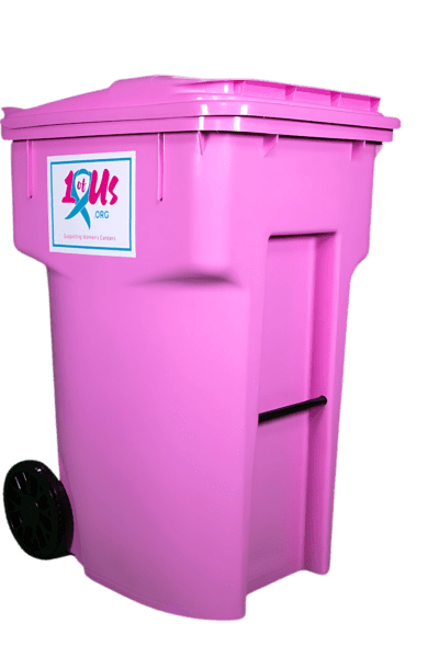 Pink Trash Can | Local Delivery or Pickup Only