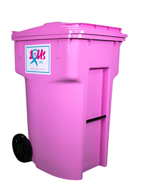 Pink Trash Can | Local Delivery or Pickup Only